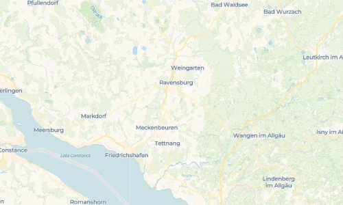 Regenradar Vorschaubild - Aktuelle Niederschläge in Sickenried und Umgebung