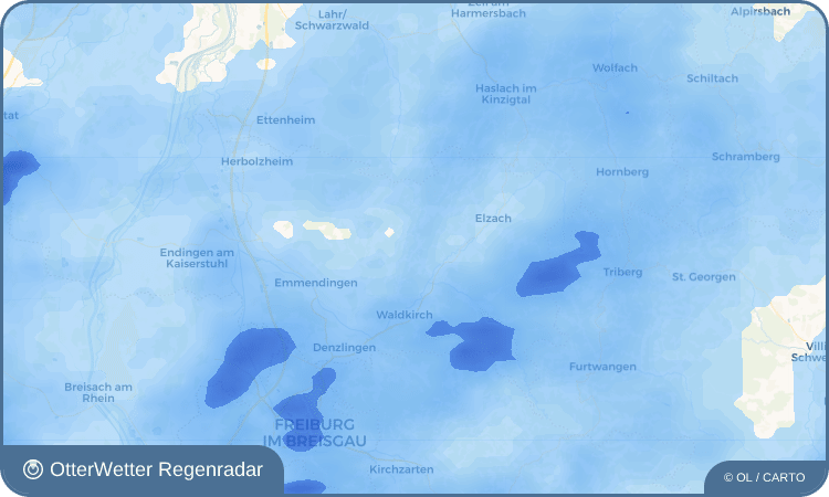 Widget-Vorschau für Siegelau Wetter-Widget-Vorschau mit Vorhersagedaten für Siegelau