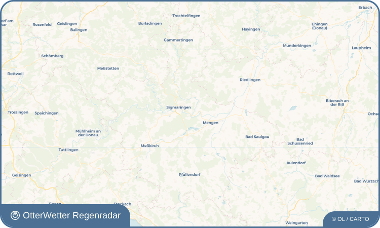 Widget-Vorschau für Sigmaringendorf Wetter-Widget-Vorschau mit Vorhersagedaten für Sigmaringendorf