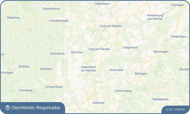 OtterWetter Regenradar-Widget Sigmarswangen