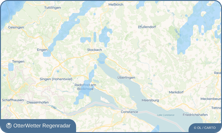 OtterWetter Regenradar-Widget Sipplingen