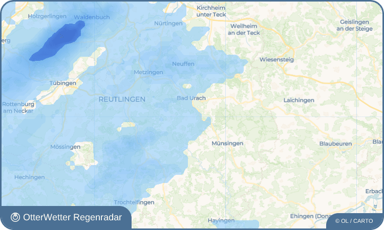 OtterWetter Regenradar-Widget Sirchingen