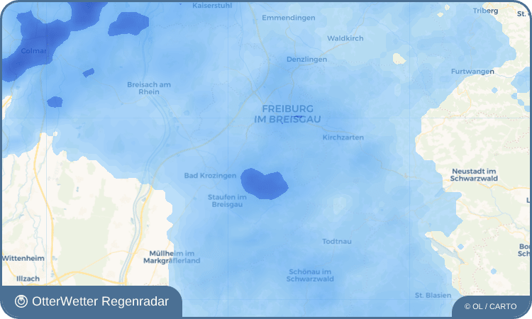 OtterWetter Regenradar-Widget Sölden