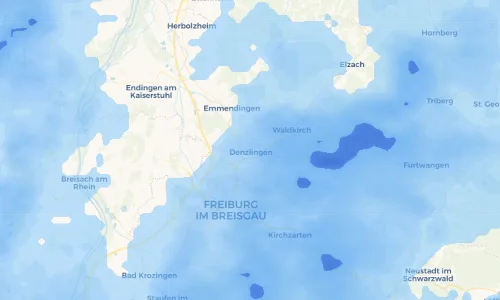 Regenradar Vorschaubild - Aktuelle Niederschläge in Sommerhof und Umgebung