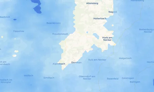 Regenradar Vorschaubild - Aktuelle Niederschläge in Sonnenrain und Umgebung