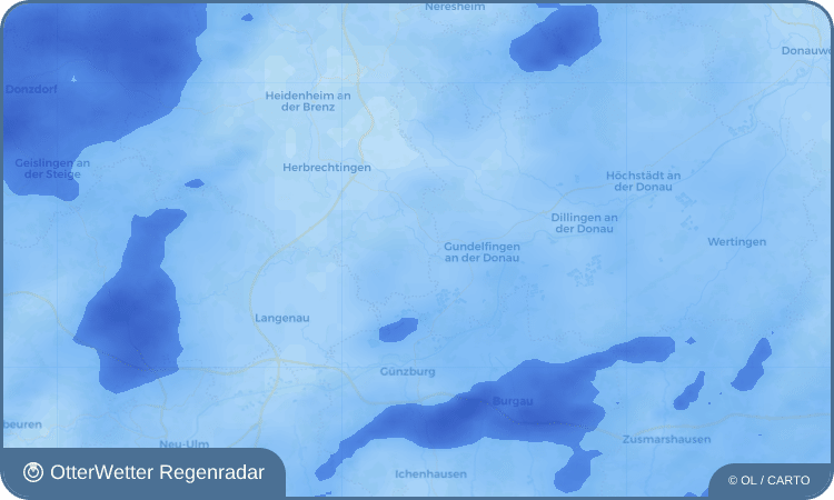 OtterWetter Regenradar-Widget Sontheim an der Brenz