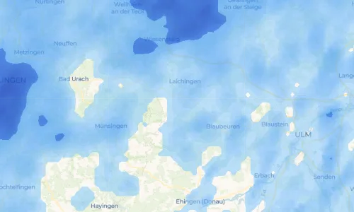 Regenradar Vorschaubild - Aktuelle Niederschläge in Sontheim und Umgebung