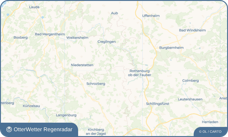 OtterWetter Regenradar-Widget Spielbach