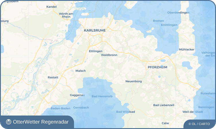 OtterWetter Regenradar-Widget Spielberg