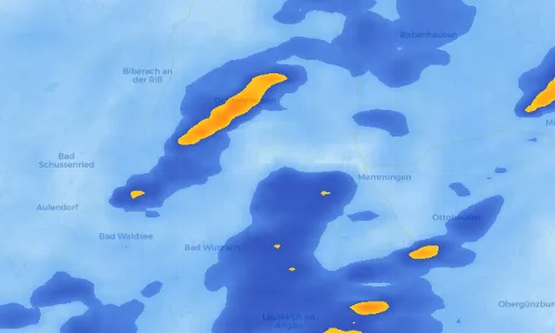 Regenradar Vorschaubild - Aktuelle Niederschläge in Spindelwag und Umgebung