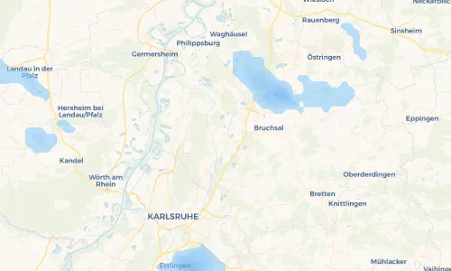 Regenradar Vorschaubild - Aktuelle Niederschläge in Spöck und Umgebung