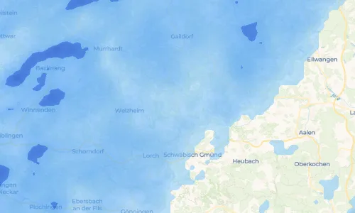 Regenradar-Vorschau: aktuelle Niederschläge in Spraitbach und Umgebung