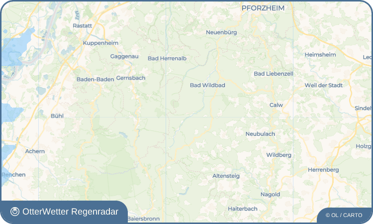 OtterWetter Regenradar-Widget Sprollenhaus