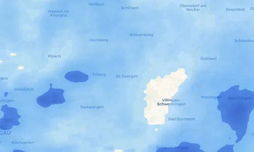 Regenradar Vorschaubild - Aktuelle Niederschläge in St. Georgen und Umgebung