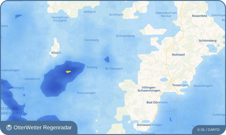 OtterWetter Regenradar-Widget St. Georgen
