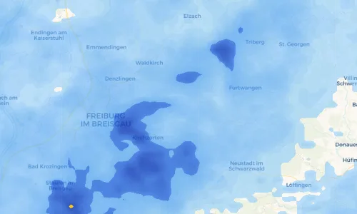 Regenradar Vorschaubild - Aktuelle Niederschläge in St. Peter und Umgebung