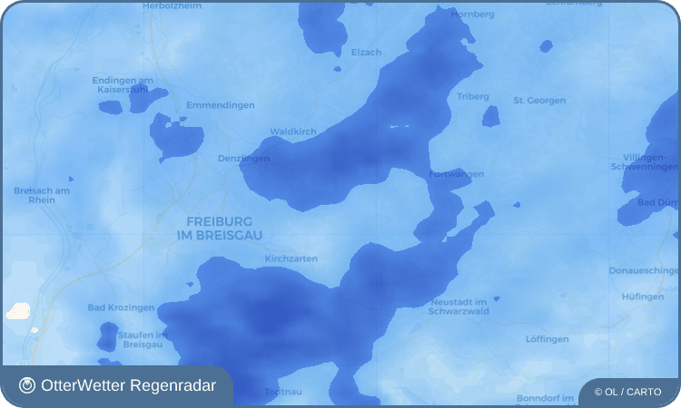 OtterWetter Regenradar-Widget St. Peter