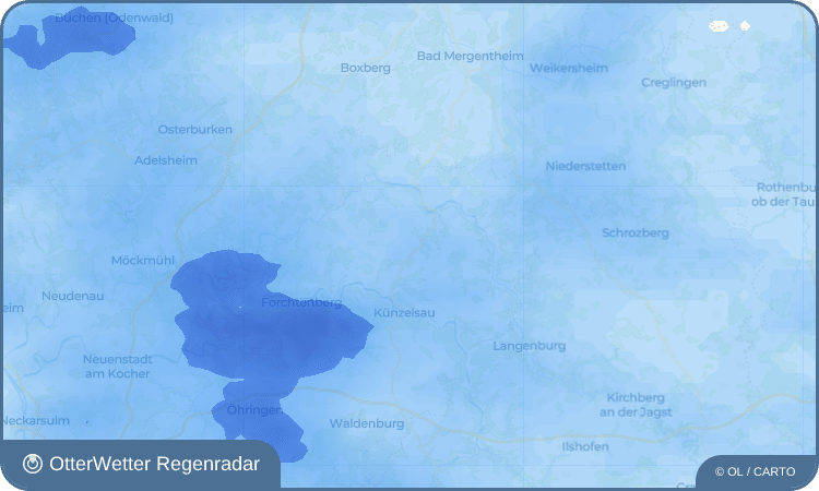 OtterWetter Regenradar-Widget Stachenhausen