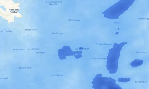 Regenradar Vorschaubild - Aktuelle Niederschläge in Starzeln und Umgebung