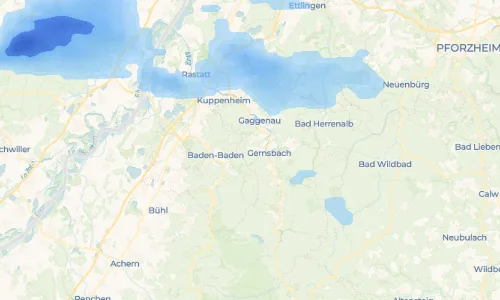 Regenradar Vorschaubild - Aktuelle Niederschläge in Staufenberg und Umgebung