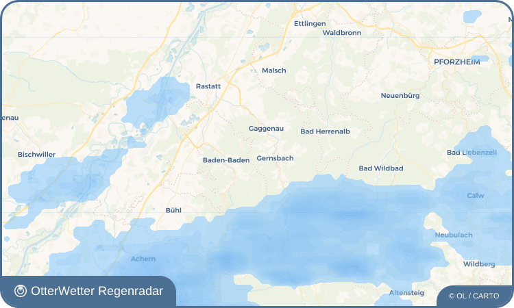 OtterWetter Regenradar-Widget Staufenberg