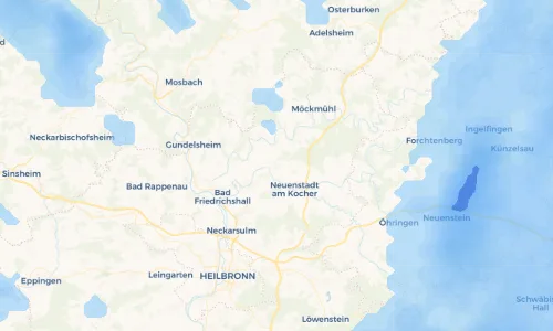 Regenradar Vorschaubild - Aktuelle Niederschläge in Stein am Kocher und Umgebung
