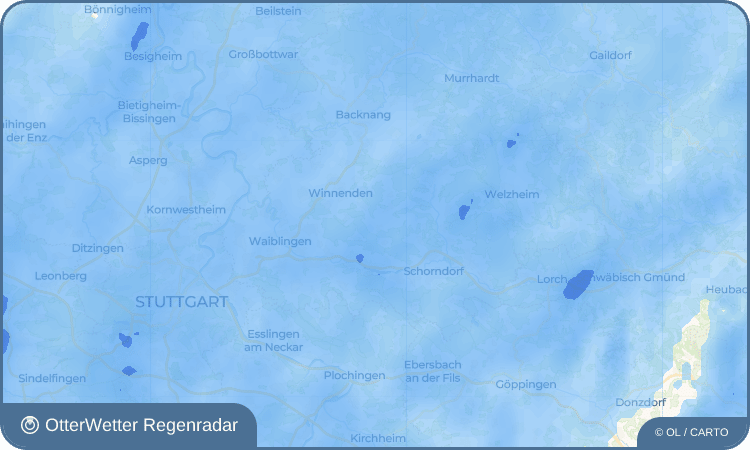 OtterWetter Regenradar-Widget Steinach