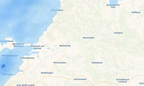 Regenradar Vorschaubild - Aktuelle Niederschläge in Steinbach und Umgebung