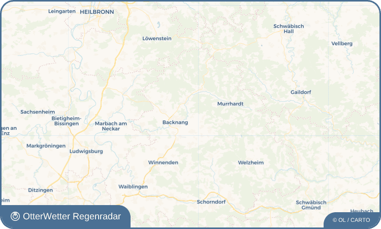 OtterWetter Regenradar-Widget Steinbach