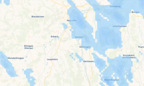 Regenradar Vorschaubild - Aktuelle Niederschläge in Steinberg und Umgebung