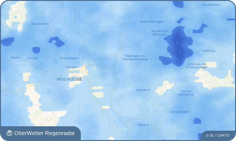 OtterWetter Regenradar-Widget Steinenstadt