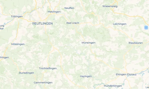 Regenradar Vorschaubild - Aktuelle Niederschläge in Steingebronn und Umgebung