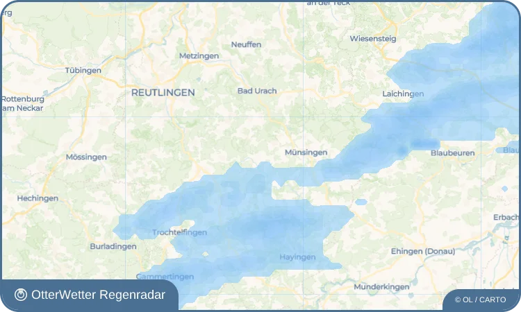 Widget-Vorschau für Steingebronn Wetter-Widget-Vorschau mit Vorhersagedaten für Steingebronn