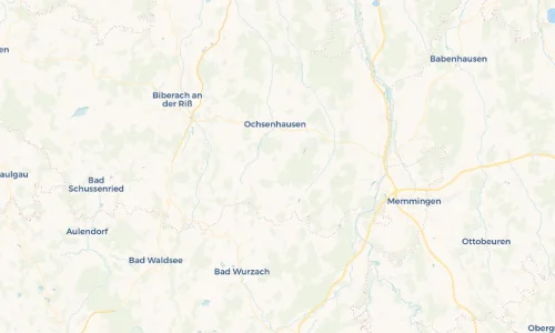 Regenradar Vorschaubild - Aktuelle Niederschläge in Steinhausen an der Rottum und Umgebung