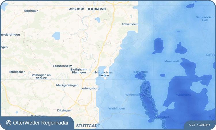 OtterWetter Regenradar-Widget Steinheim an der Murr