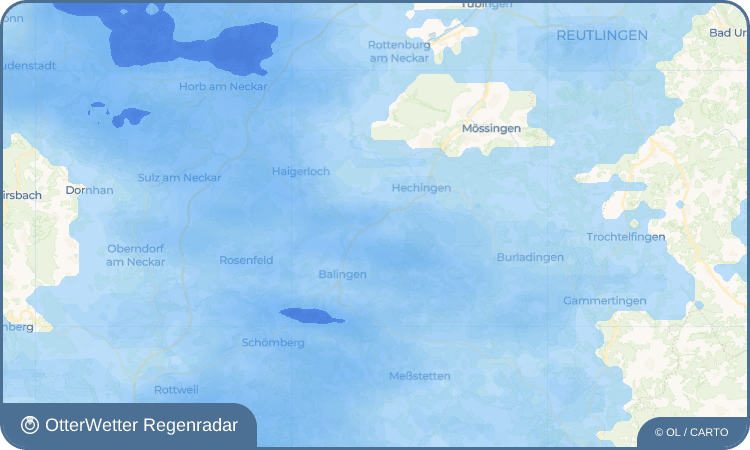 OtterWetter Regenradar-Widget Steinhofen