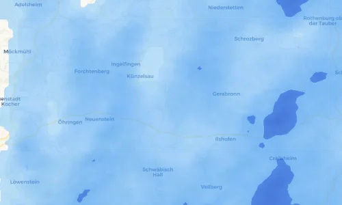 Regenradar Vorschaubild - Aktuelle Niederschläge in Steinkirchen und Umgebung