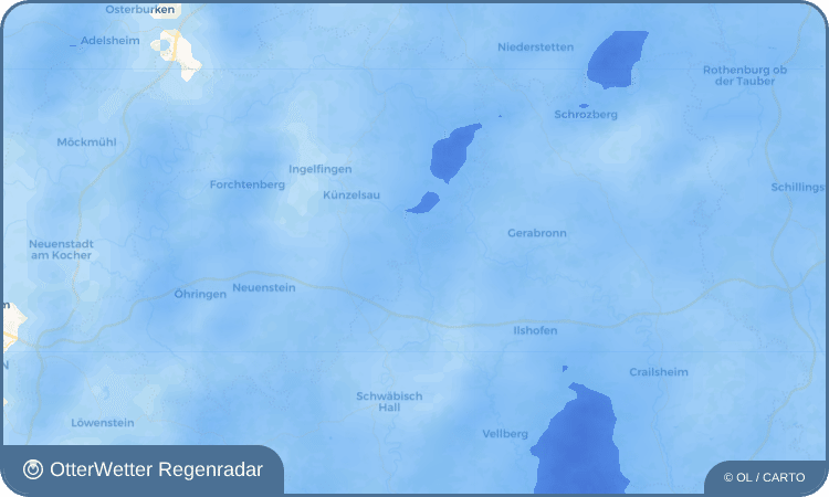 OtterWetter Regenradar-Widget Steinkirchen