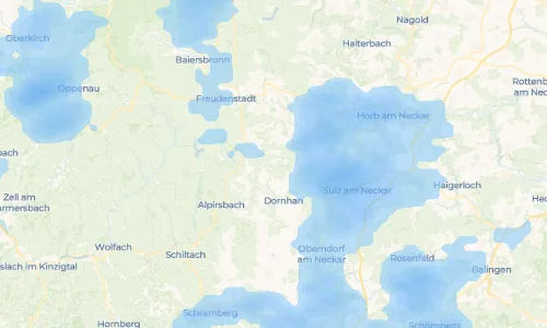 Regenradar Vorschaubild - Aktuelle Niederschläge in Sterneck und Umgebung
