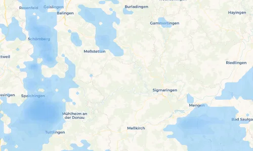 Regenradar Vorschaubild - Aktuelle Niederschläge in Stetten am kalten Markt und Umgebung