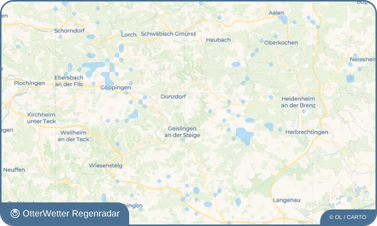 Widget-Vorschau für Stötten Wetter-Widget-Vorschau mit Vorhersagedaten für Stötten