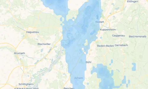 Regenradar Vorschaubild - Aktuelle Niederschläge in Stollhofen und Umgebung