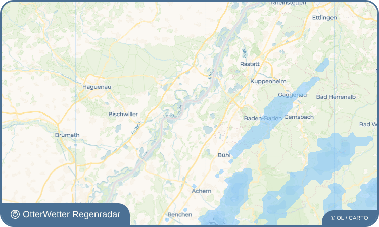 OtterWetter Regenradar-Widget Stollhofen