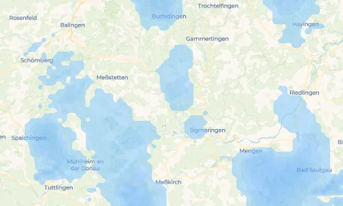 Regenradar Vorschaubild - Aktuelle Niederschläge in Storzingen und Umgebung