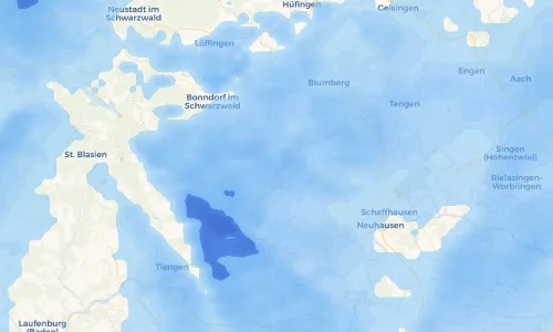 Regenradar Vorschaubild - Aktuelle Niederschläge in Stühlingen und Umgebung