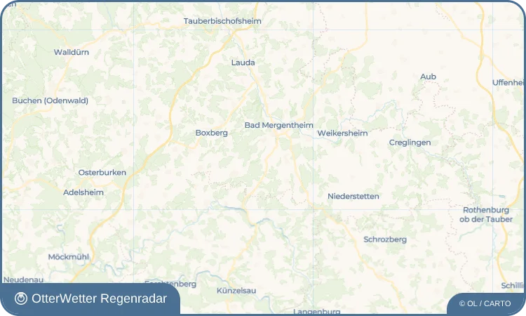 Wetter-Widget-Vorschau mit Vorhersagedaten für Stuppach
