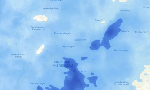 Regenradar Vorschaubild - Aktuelle Niederschläge in Suggental und Umgebung