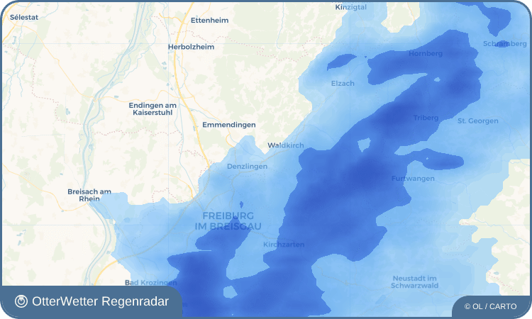 Wetter-Widget-Vorschau mit Vorhersagedaten für Suggental