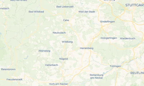 Regenradar Vorschaubild - Aktuelle Niederschläge in Sulz am Eck und Umgebung