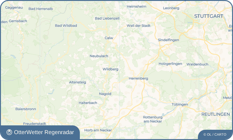OtterWetter Regenradar-Widget Sulz am Eck